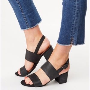 TOMS poppy sandal in black